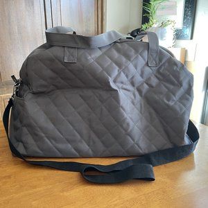 Large gray DSW duffle bag